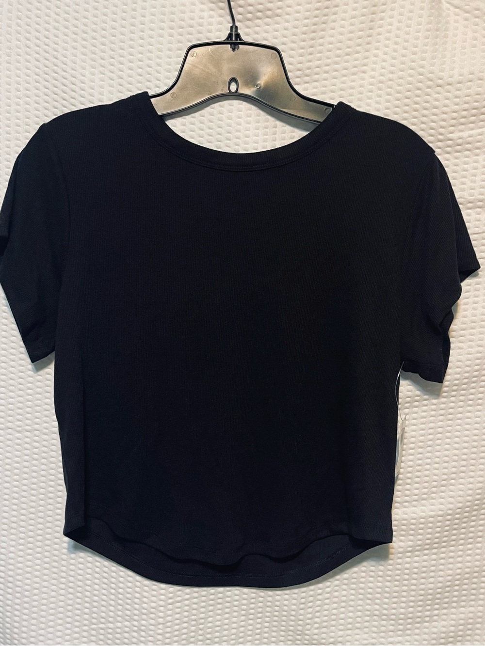 Old Navy Go-Dry Women’s Large Black Active Top NWT Short Sleeve